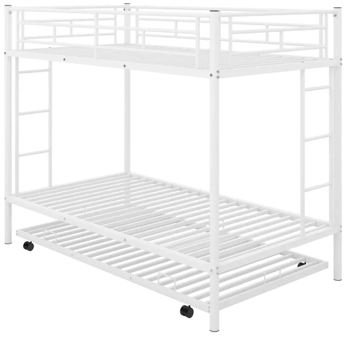 Twin Over Twin Bunk Bed With Trundle