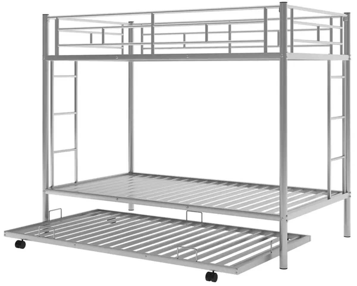 Twin Over Twin Bunk Bed With Trundle