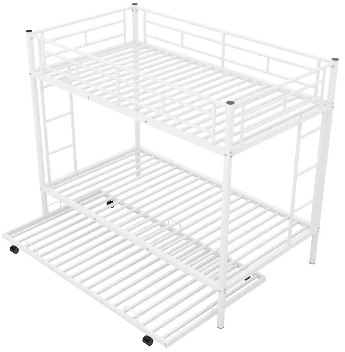 Twin Over Twin Bunk Bed With Trundle