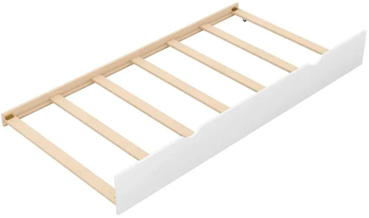 Twin Over Pull-Out Bunk Bed With Trundle