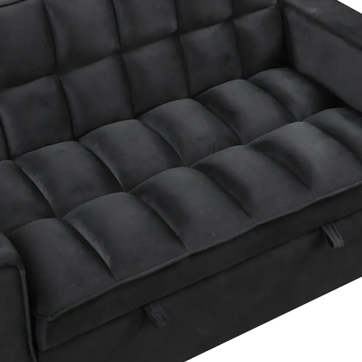 Multi Functional Sofa Bed With Cup Holder And USB Port For Living Room Or Apartments