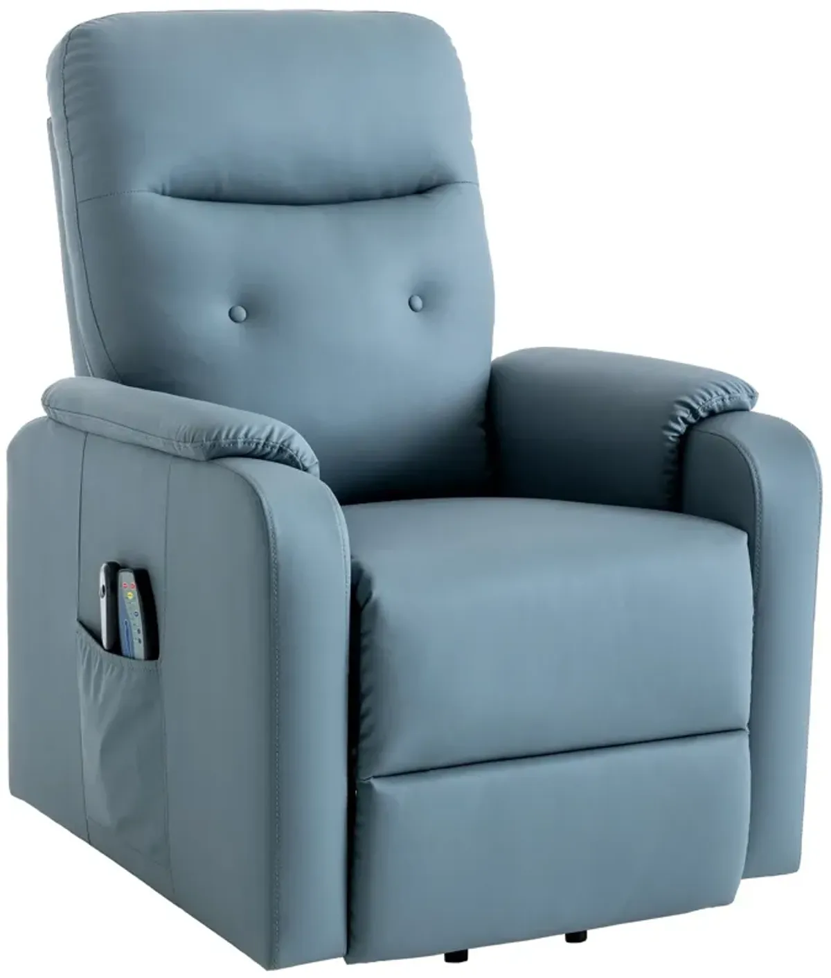 Massage Recliner Chair Electric Power Lift Chairs With Side Pocket, Adjustable Massage And Heating Function For Adults And Seniors