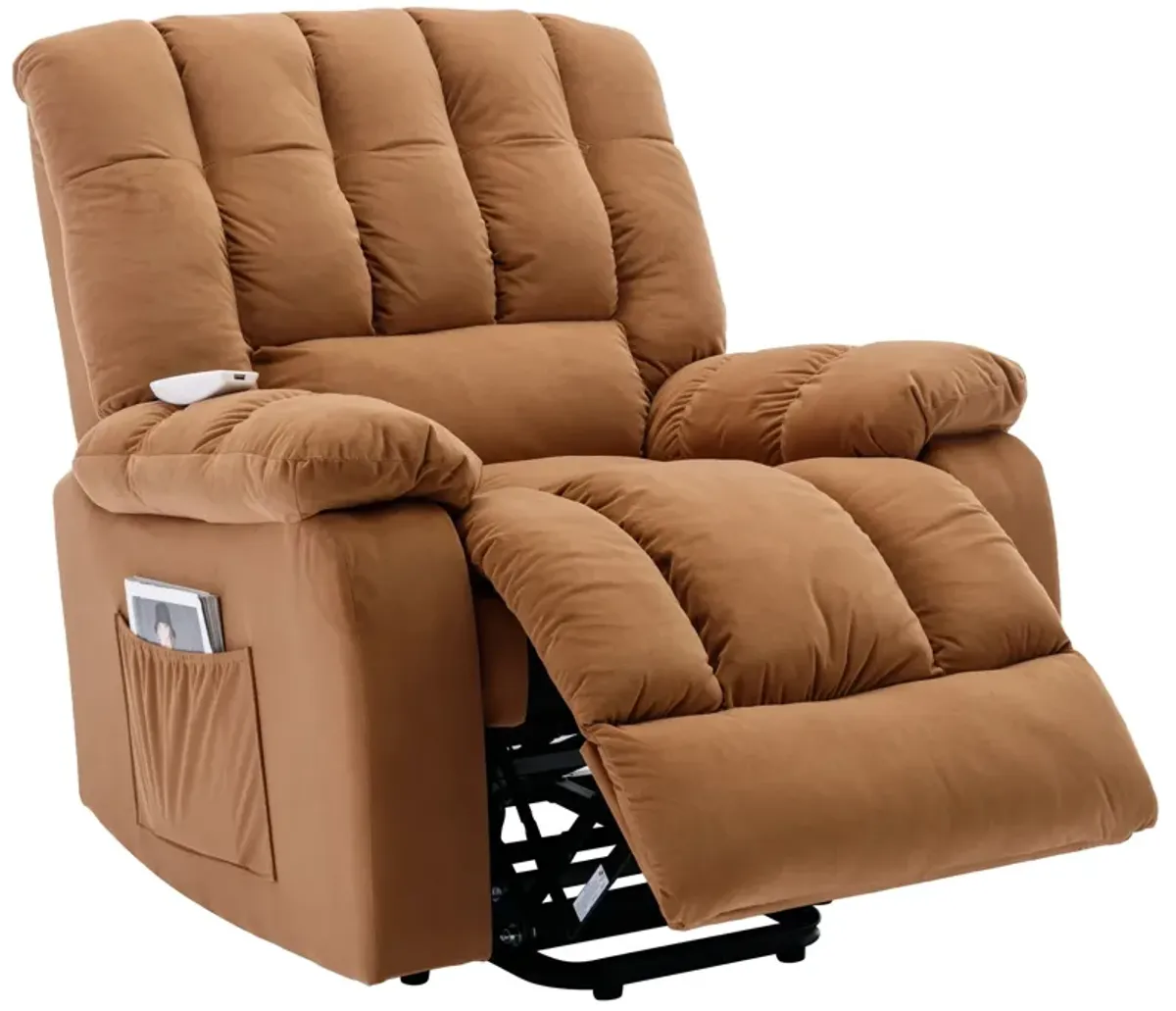 Massage Recliner Chair Electric Power Lift Recliner Chairs With Heat, Vibration, Side Pocket For Living Room Bedroom