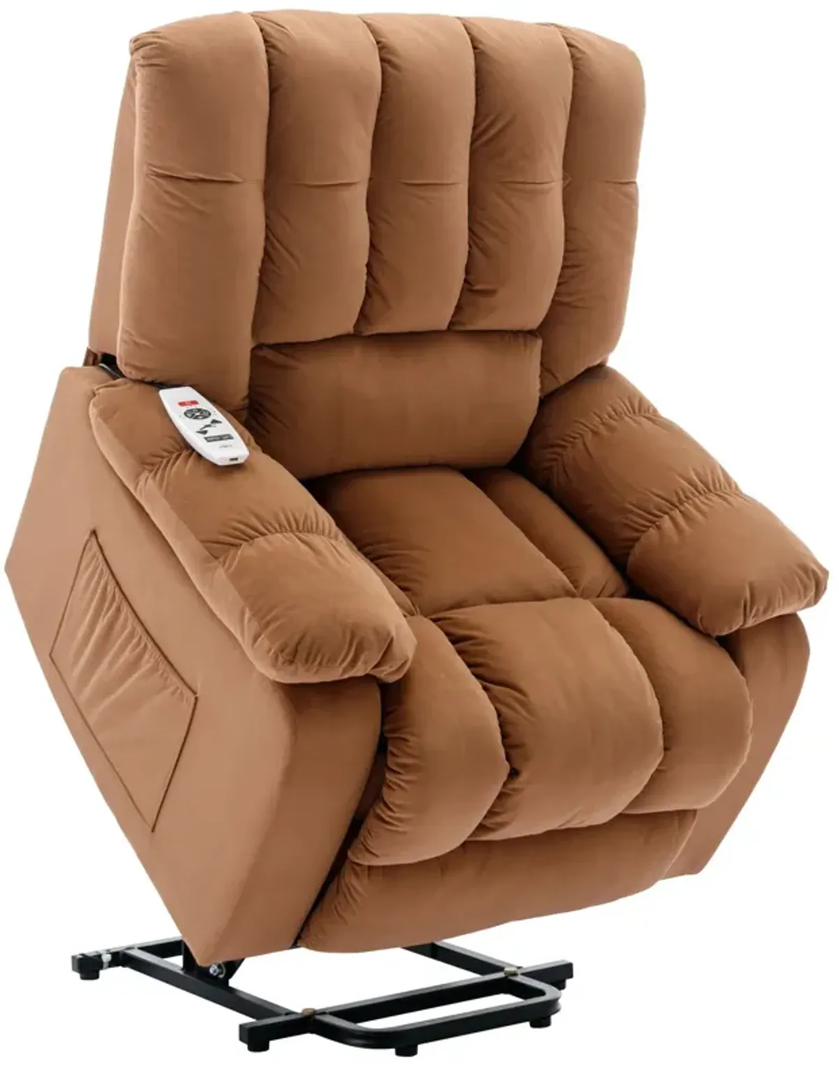 Massage Recliner Chair Electric Power Lift Recliner Chairs With Heat, Vibration, Side Pocket For Living Room Bedroom