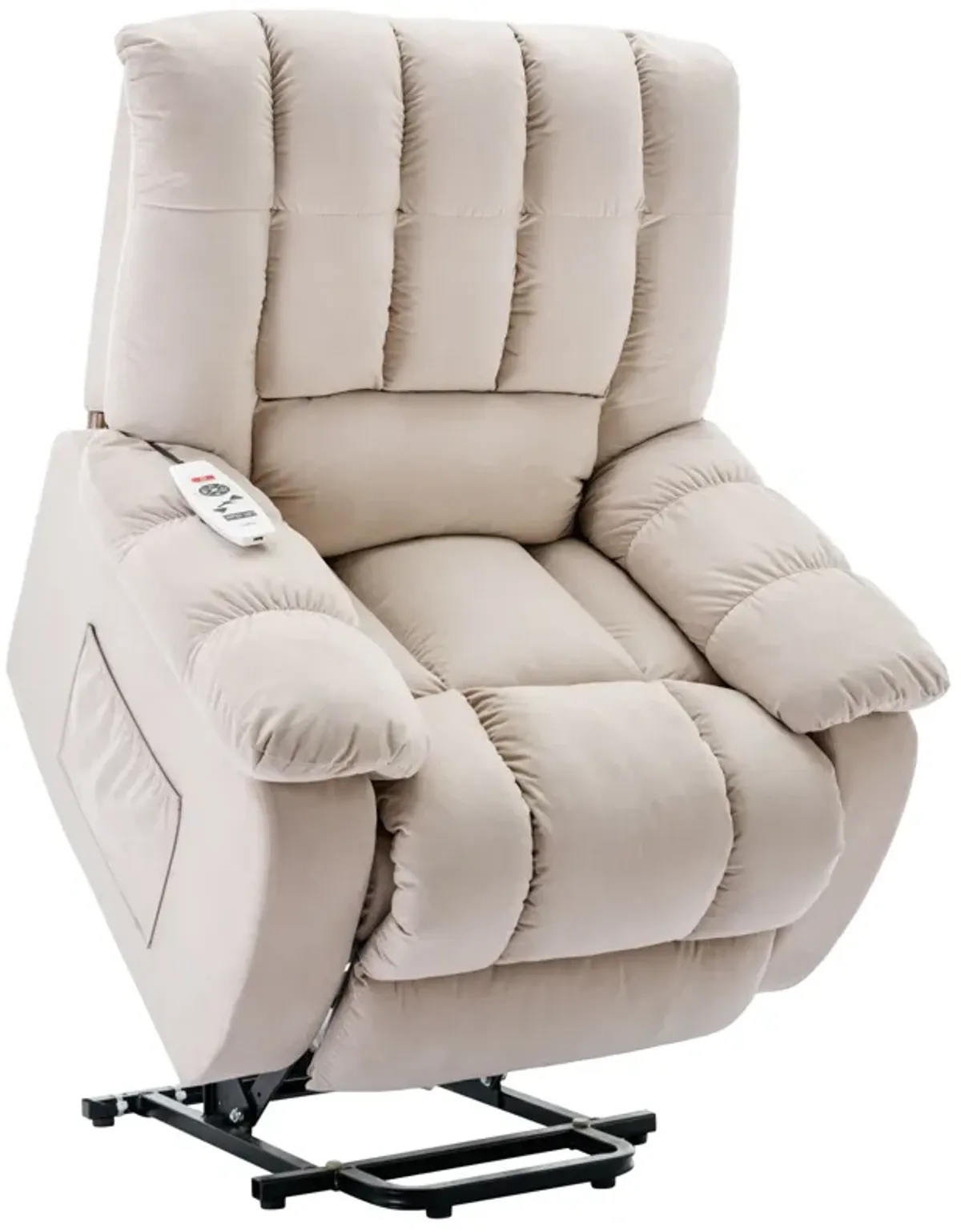 Massage Recliner Chair Electric Power Lift Recliner Chairs With Heat, Vibration, Side Pocket For Living Room Bedroom