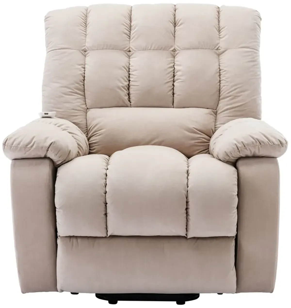 Massage Recliner Chair Electric Power Lift Recliner Chairs With Heat, Vibration, Side Pocket For Living Room Bedroom