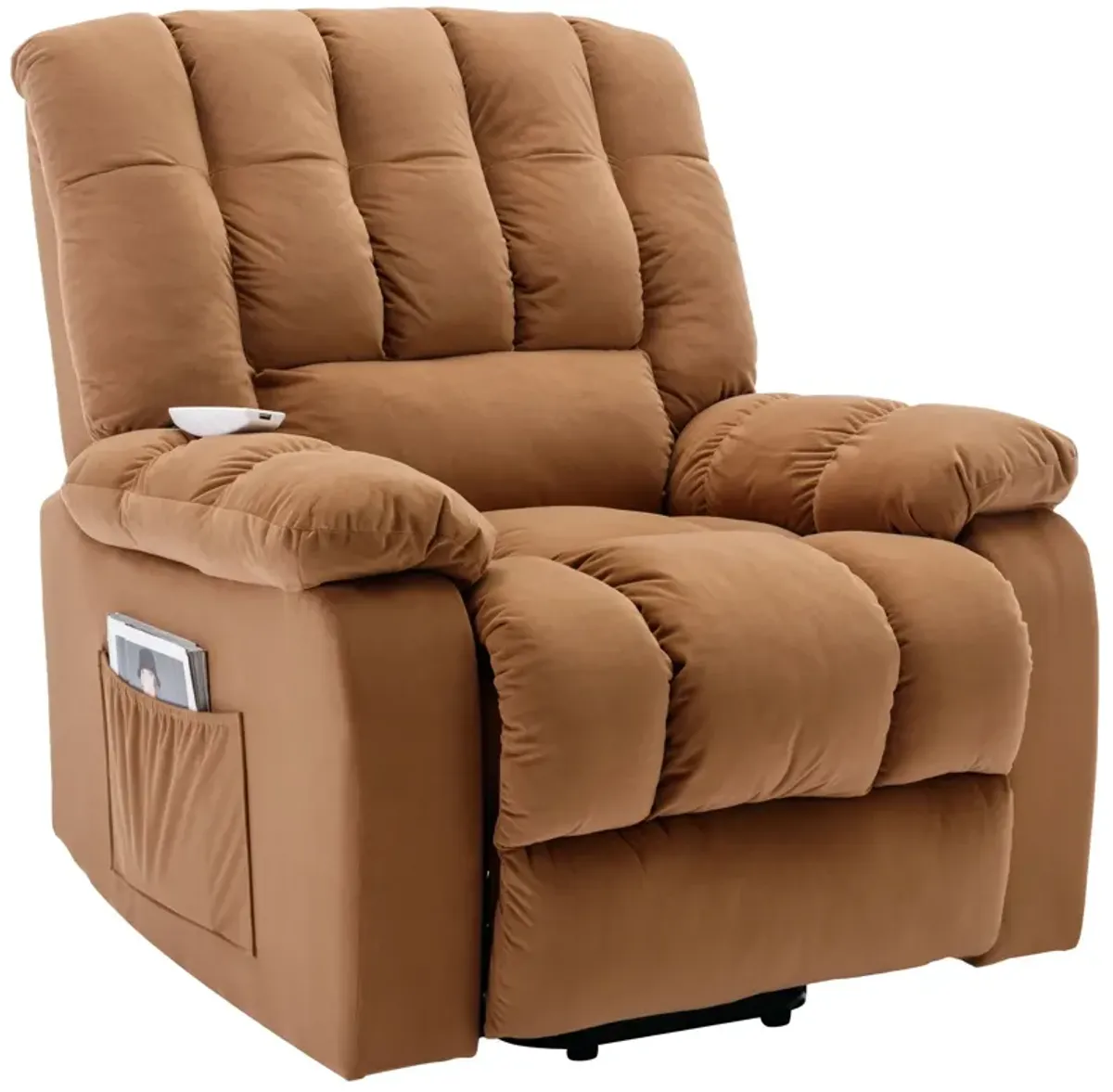 Massage Recliner Chair Electric Power Lift Recliner Chairs With Heat, Vibration, Side Pocket For Living Room Bedroom