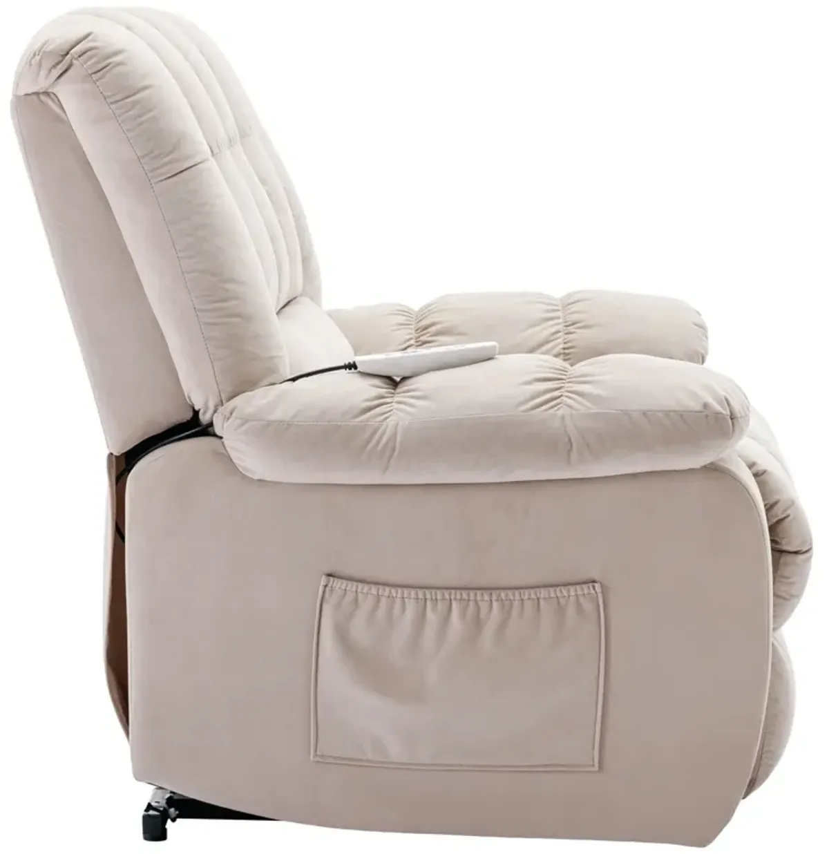 Massage Recliner Chair Electric Power Lift Recliner Chairs With Heat, Vibration, Side Pocket For Living Room Bedroom