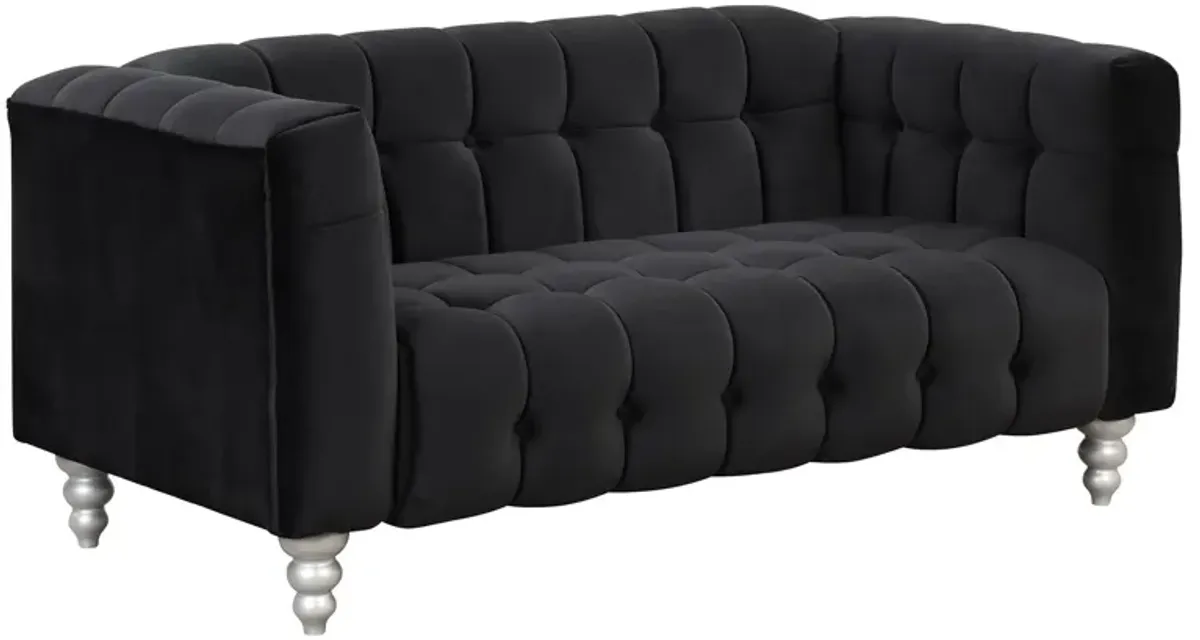 Modern Sofa Dutch Fluff Upholstered Sofa With Wood Legs, Buttoned Tufted Backrest