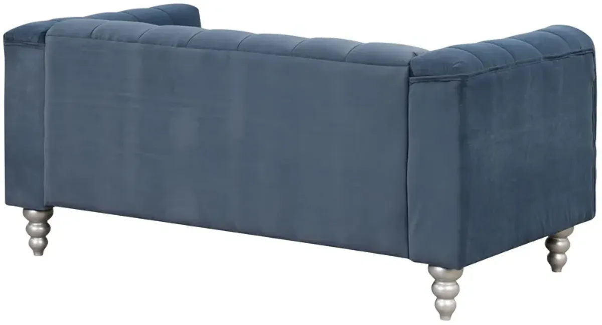 Modern Sofa Dutch Fluff Upholstered Sofa With Wood Legs, Buttoned Tufted Backrest