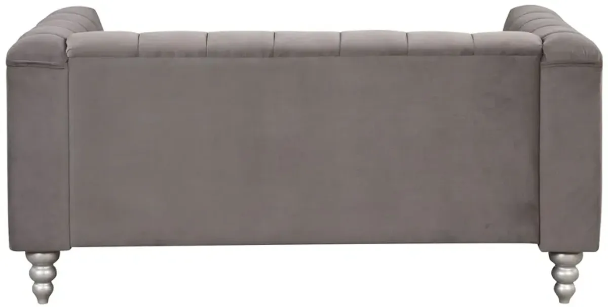 Modern Sofa Dutch Fluff Upholstered Sofa With Wood Legs, Buttoned Tufted Backrest