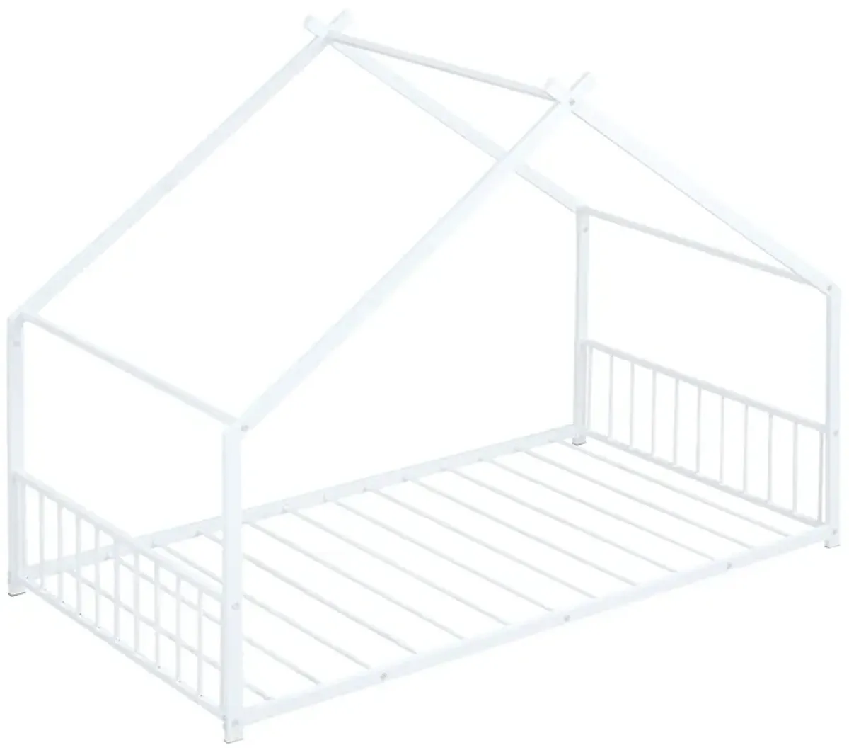 Metal House Bed