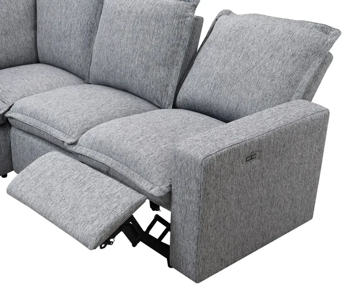 Power Recliner Chair Home Theater Seating Soft Chair With USB Port For Living Room, Bedroom, Theater Room