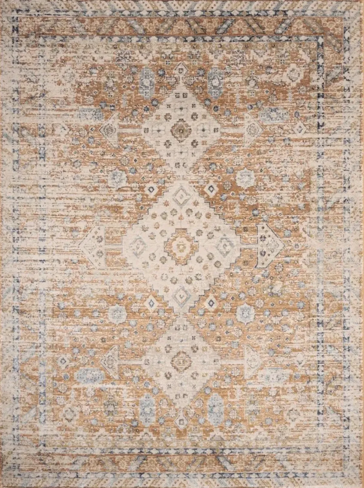 Noble - 5'3" X 7'3" Area Rug - Rust