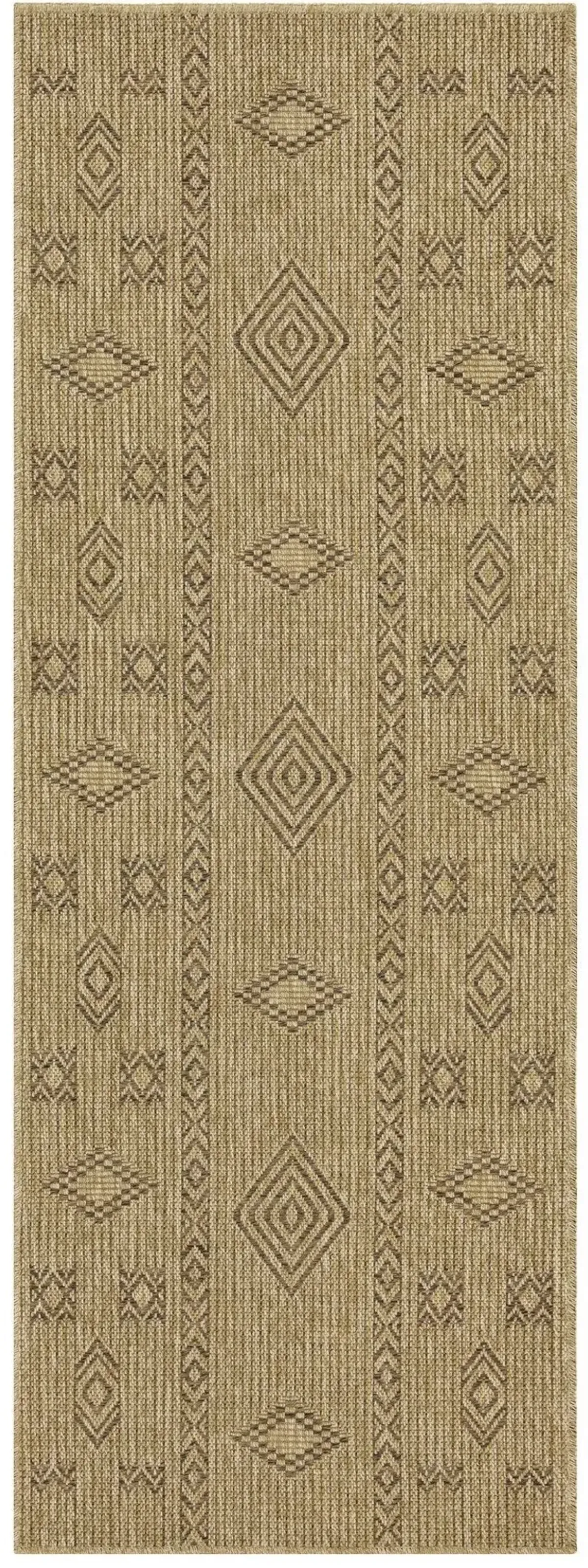 Earth - 7'10" X 10'3" Indoor, Outdoor Area Rug - Natural, Mocha