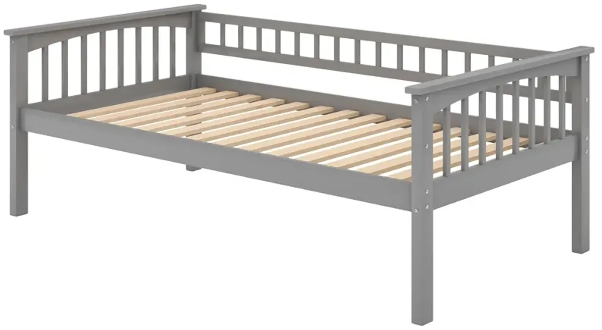 Twin Over Twin Bunk Bed With Drawers, Convertible Beds