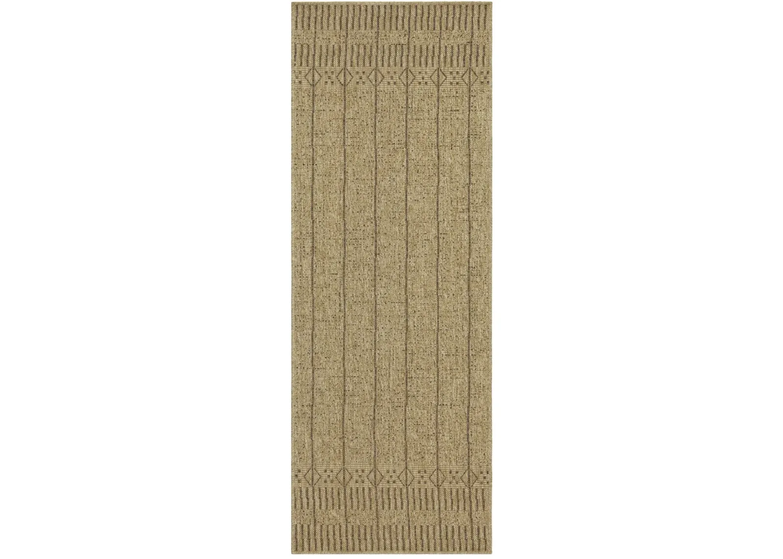 Earth - 2'7" X 7'3" Indoor, Outdoor, Area Rug - Jute, Mocha