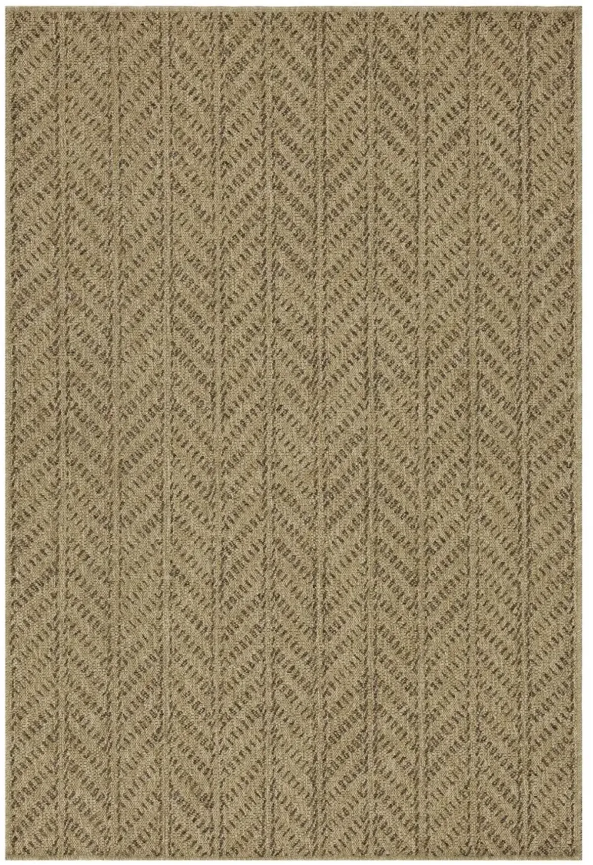 Earth - 5'3" X 7'3" Indoor, Outdoor Area Rug - Natural, Mocha