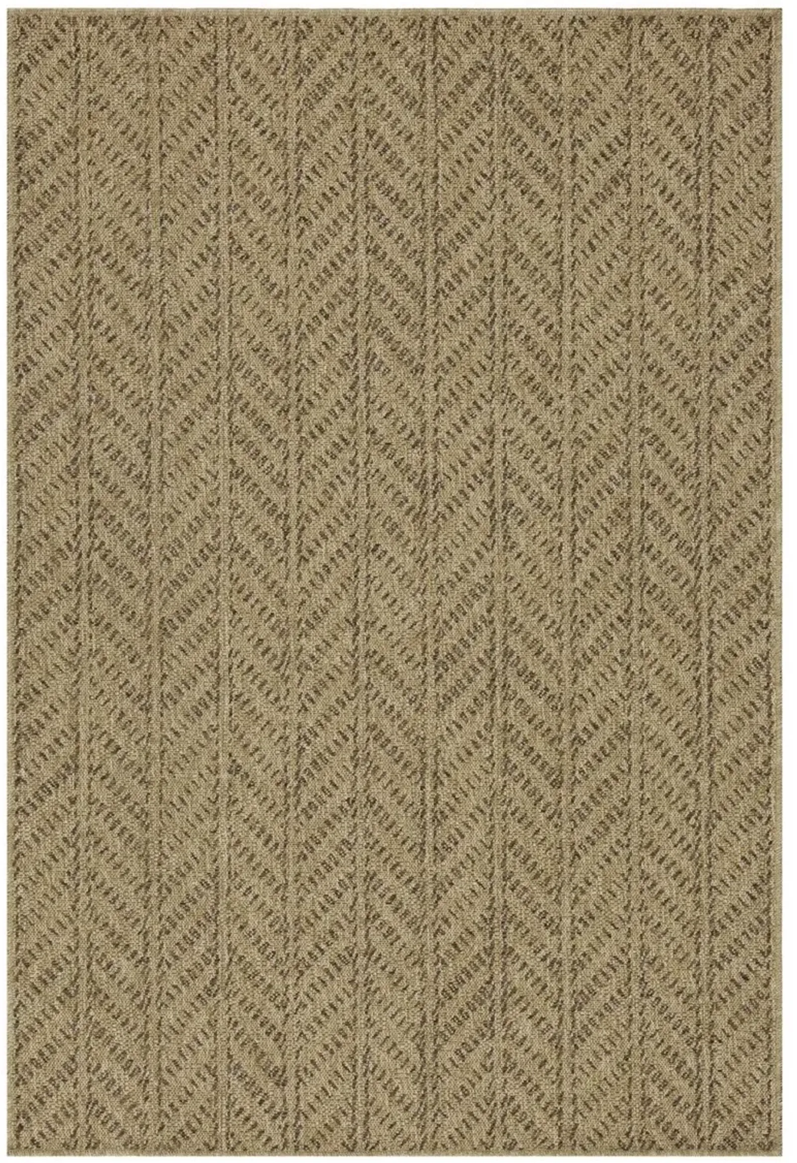 Earth - 5'3" X 7'3" Indoor, Outdoor Area Rug - Natural, Mocha