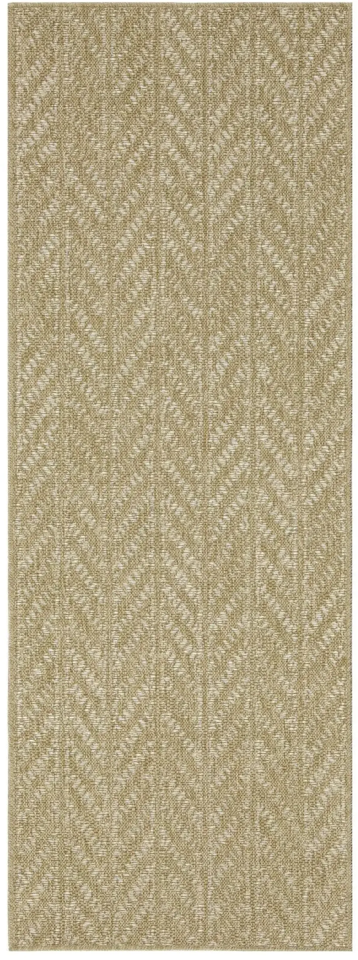 Earth - 5'3" X 7'3" Indoor, Outdoor Area Rug - Natural / White