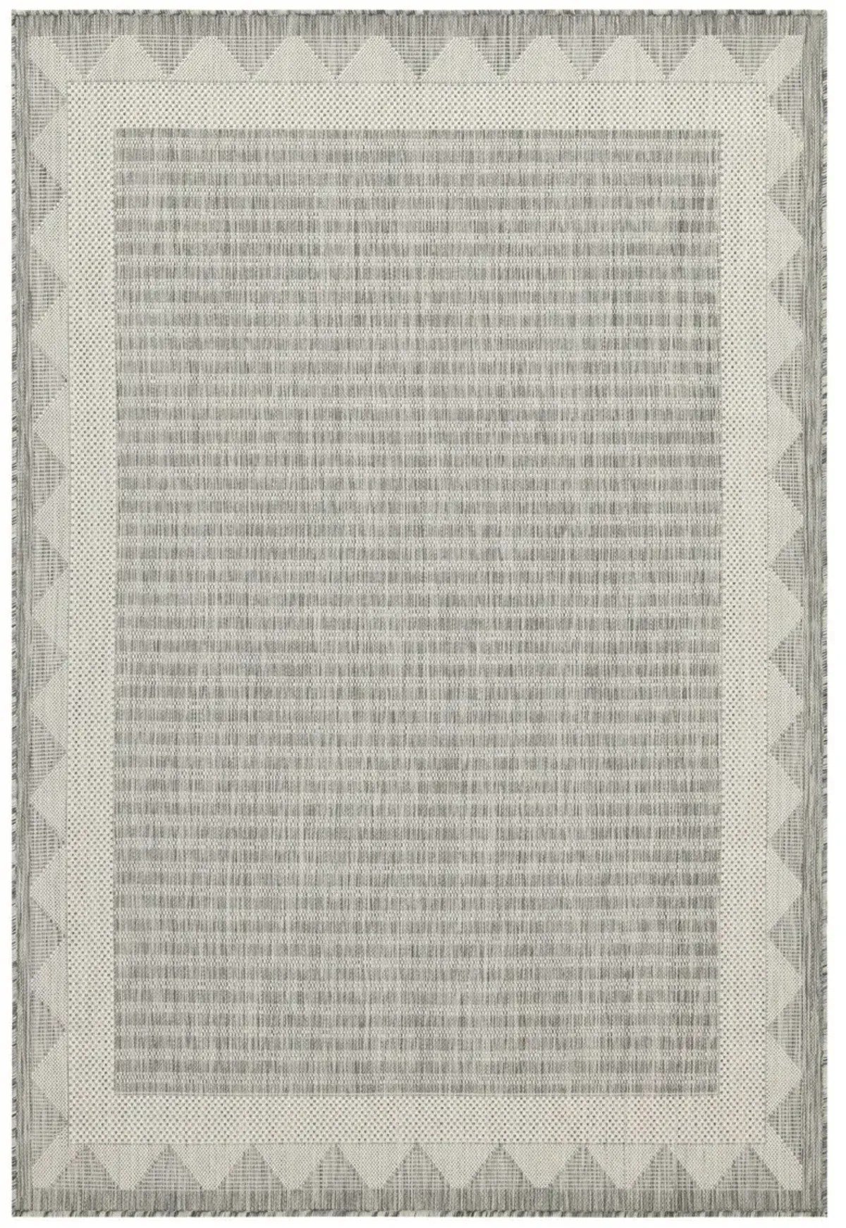 Sunshine - 2'7" X 7'3" Indoor, Outdoor Area Rug, Polypropylene - Silver