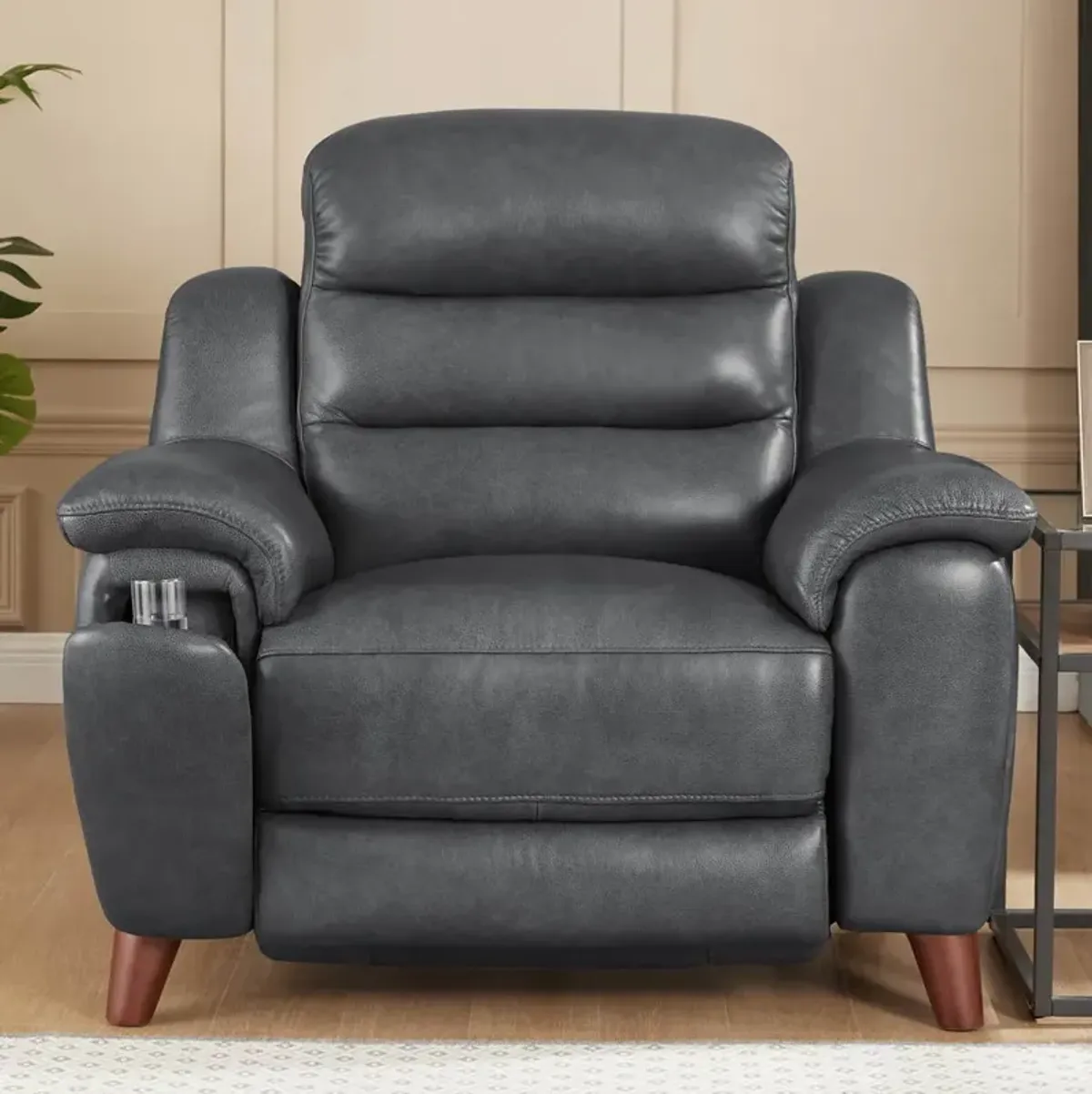 Dream - Power Headrest Zero Gravity Recliner - Steel Gray