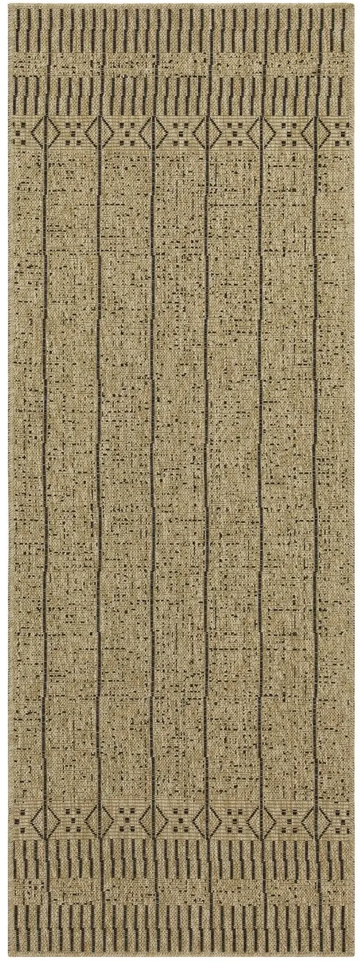 Earth - Indoor / Outdoor, Area Rug - Jute / Black