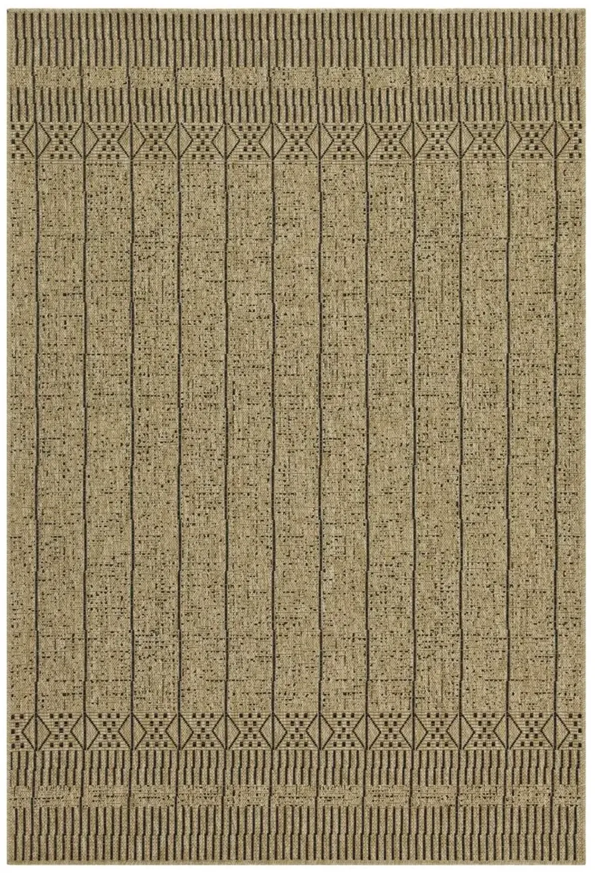 Earth - Indoor / Outdoor, Area Rug - Jute / Black