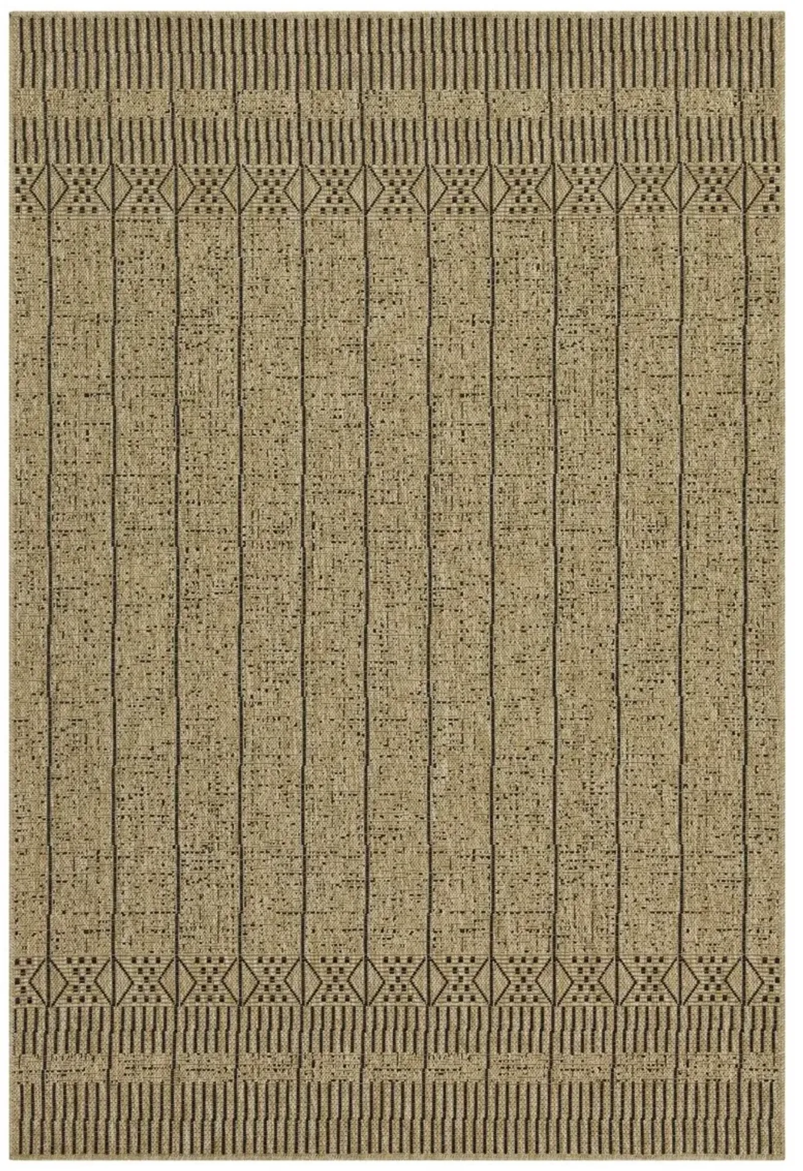 Earth - Indoor / Outdoor, Area Rug - Jute / Black