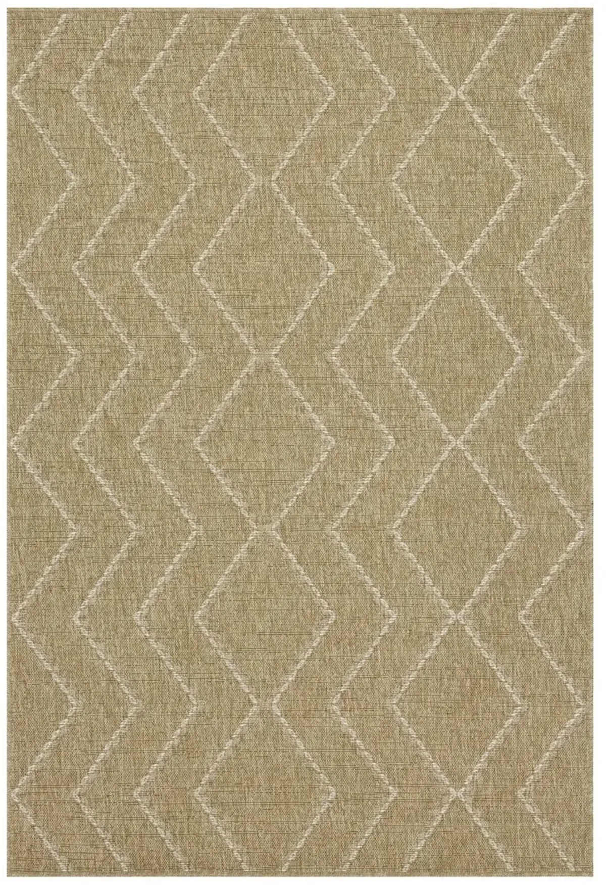 Earth - Indoor / Outdoor Area Rug - Jute / White