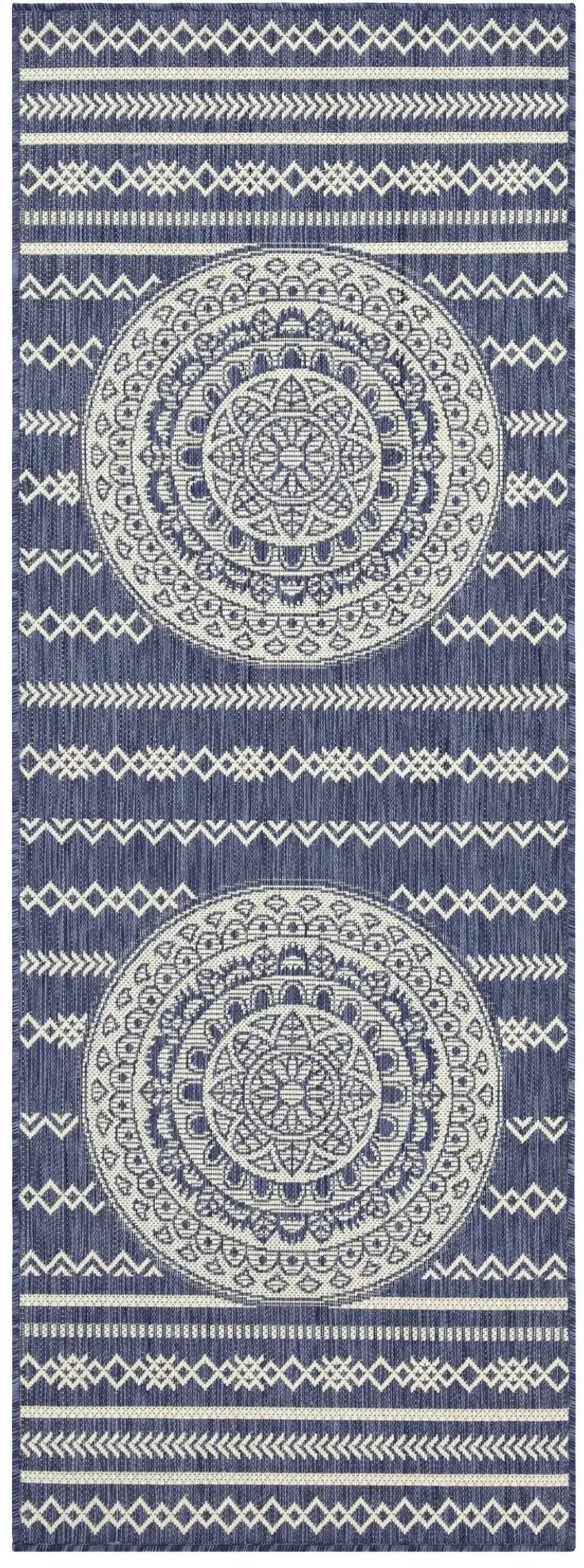 Sunshine - 2'7" X 7'3" Indoor / Outdoor Area Rug, Polypropylene