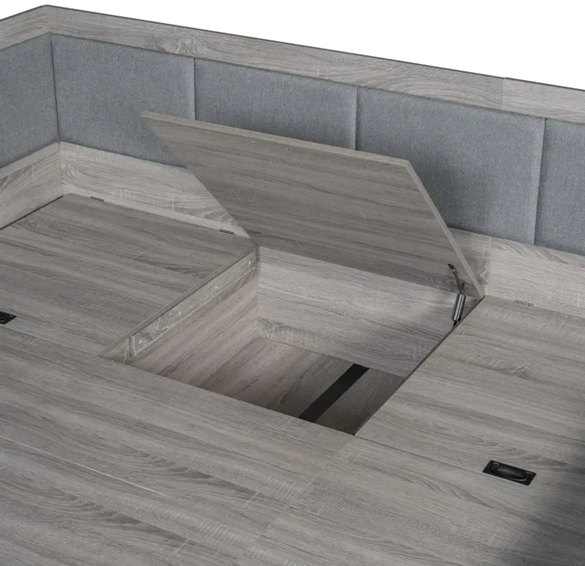 Daybed With Three Drawers And Three Storage Compartments