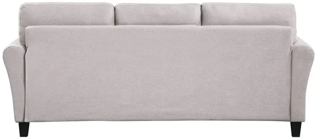 Modern Living Room Sofa Set Linen Upholstered Couch Furniture For Home Office