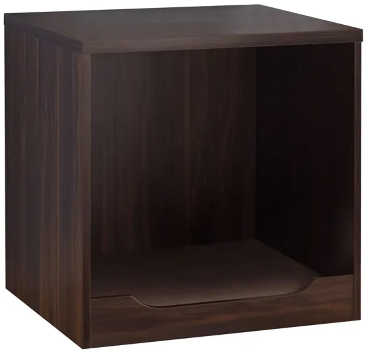 Modern Pet End Table With Removable Mat - Dark Walnut