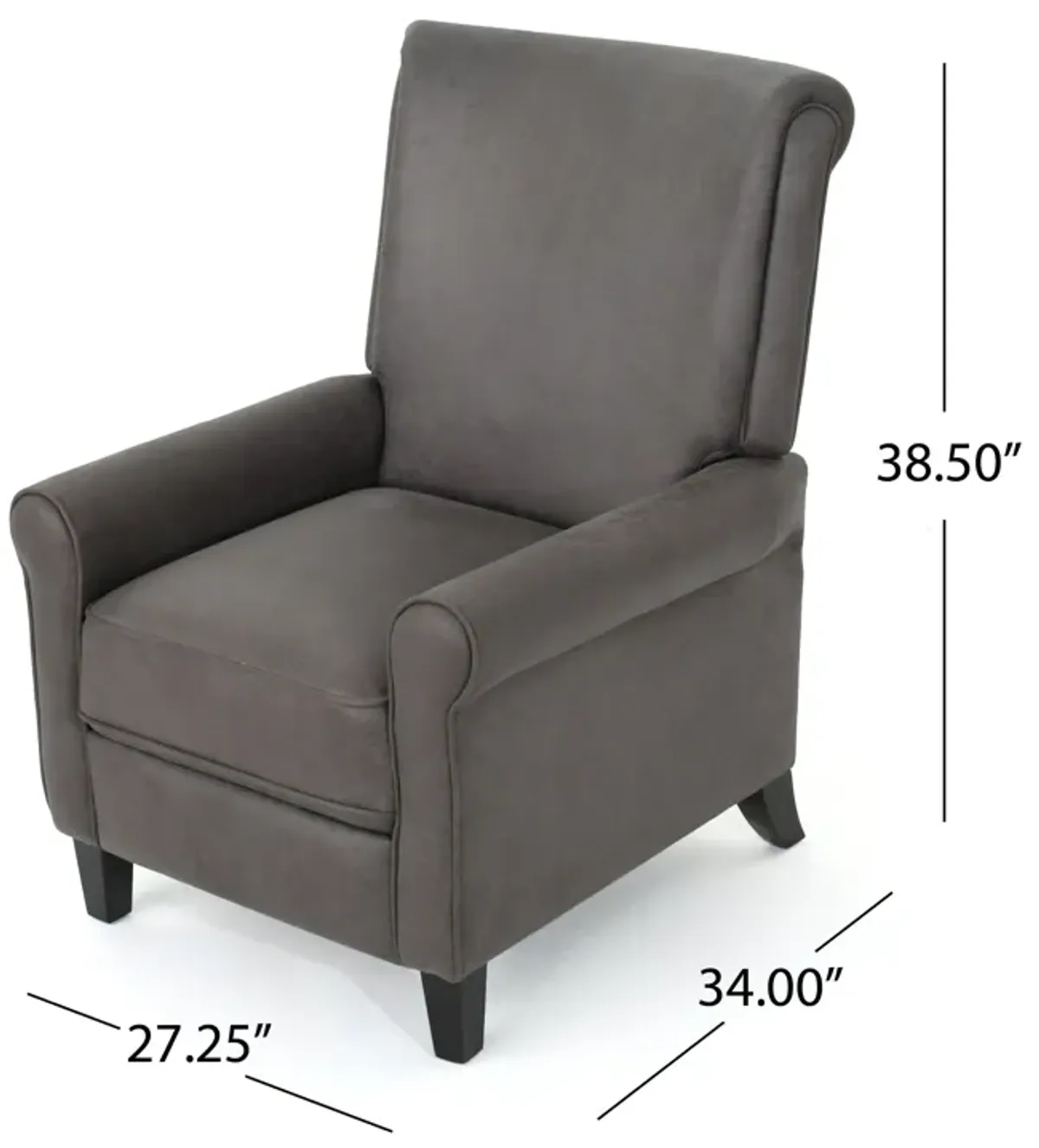 Manual Standard Recliner - Slate