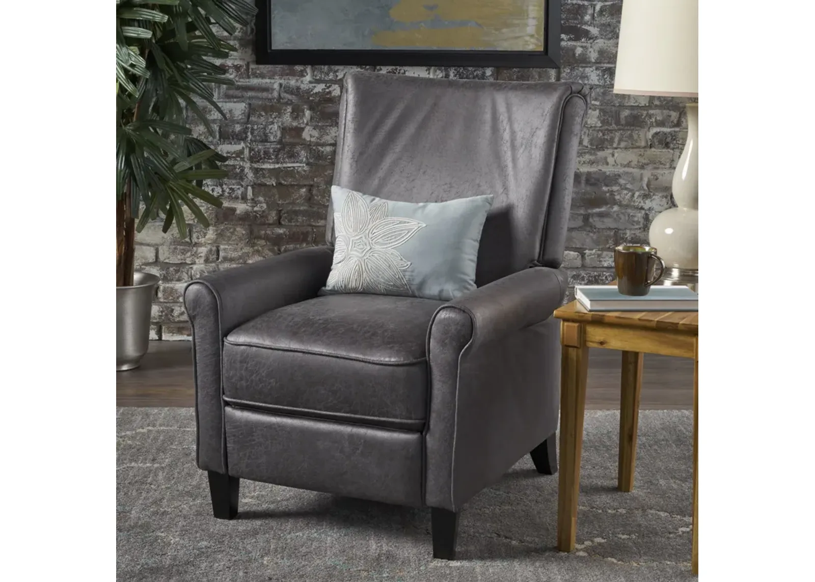 Manual Standard Recliner - Slate