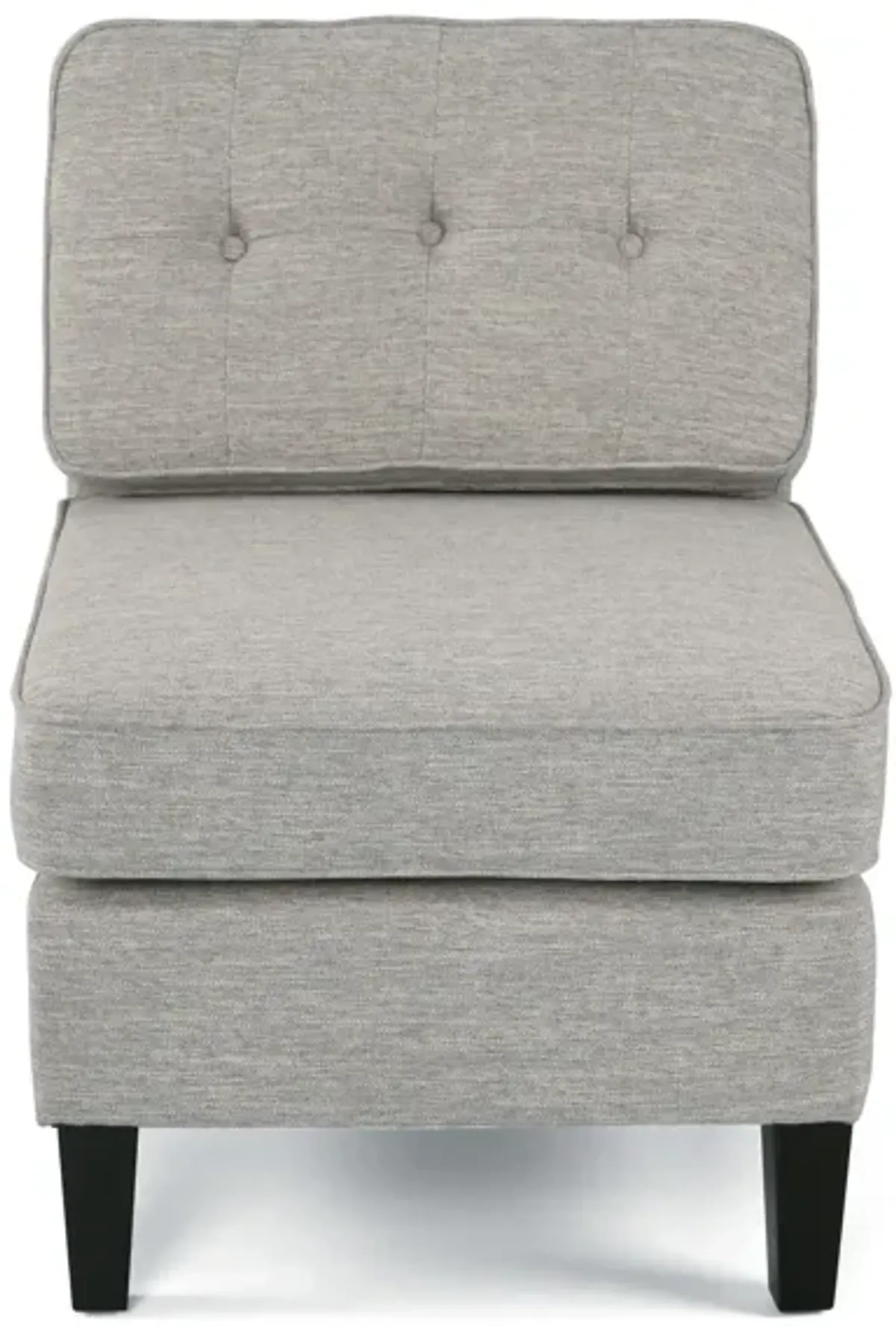 Modern Accent Chairs, Comfy Chair For Bedroom, Living Room Upholstered Sofa Chair For Small Spaces (Set of 2) - Light Gray