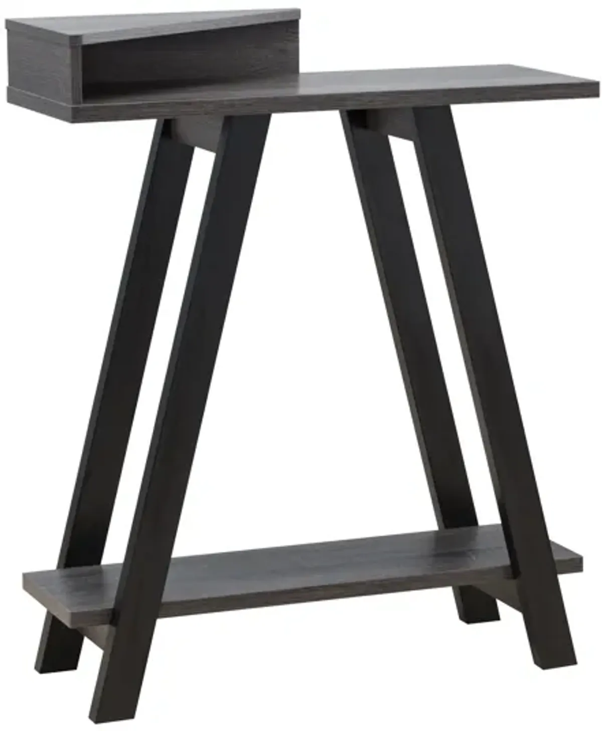 Contemporary Console Table With Two Shelves