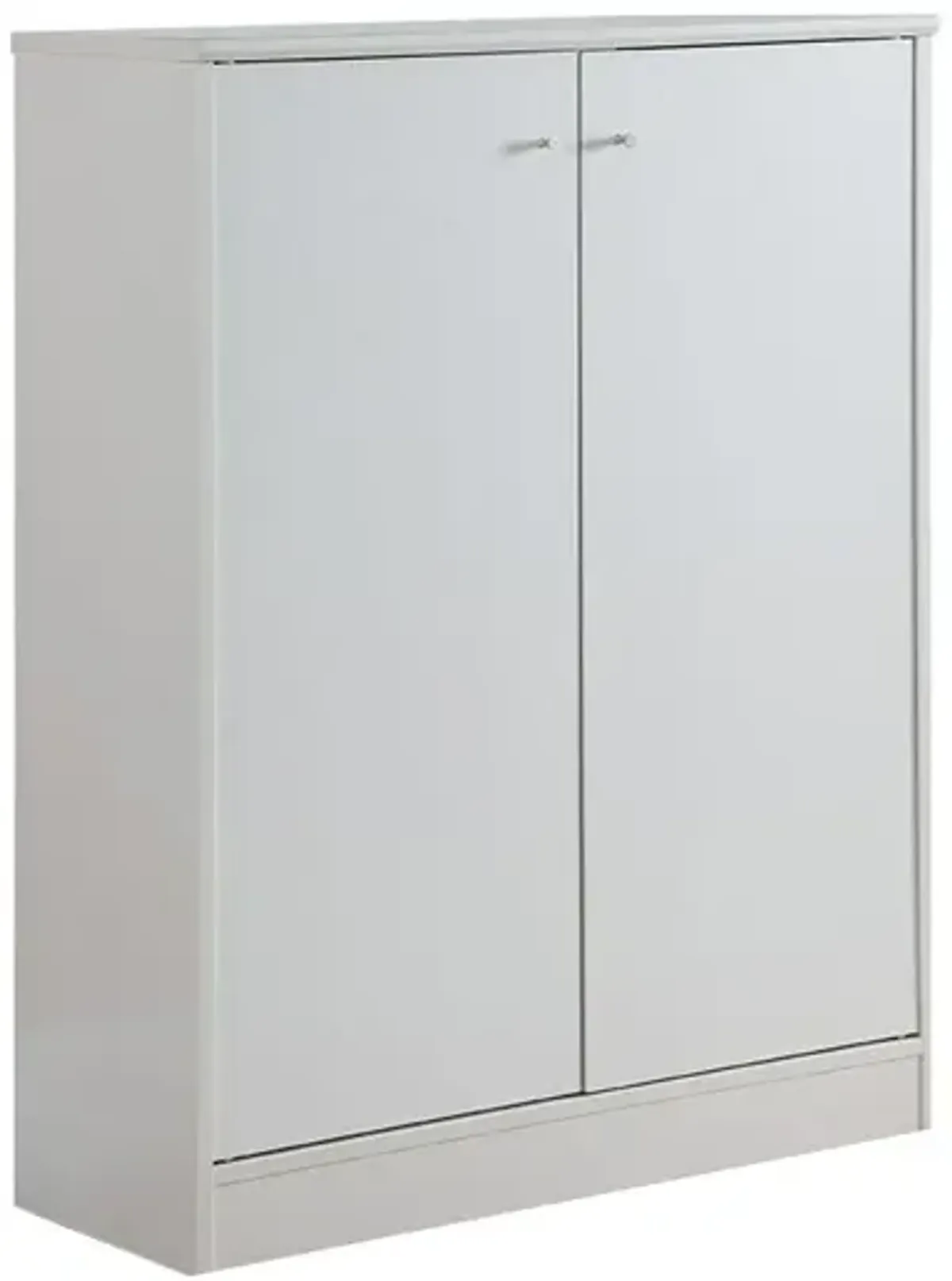 Shoe / Storage Cabinet With Two Doors Five Shelves