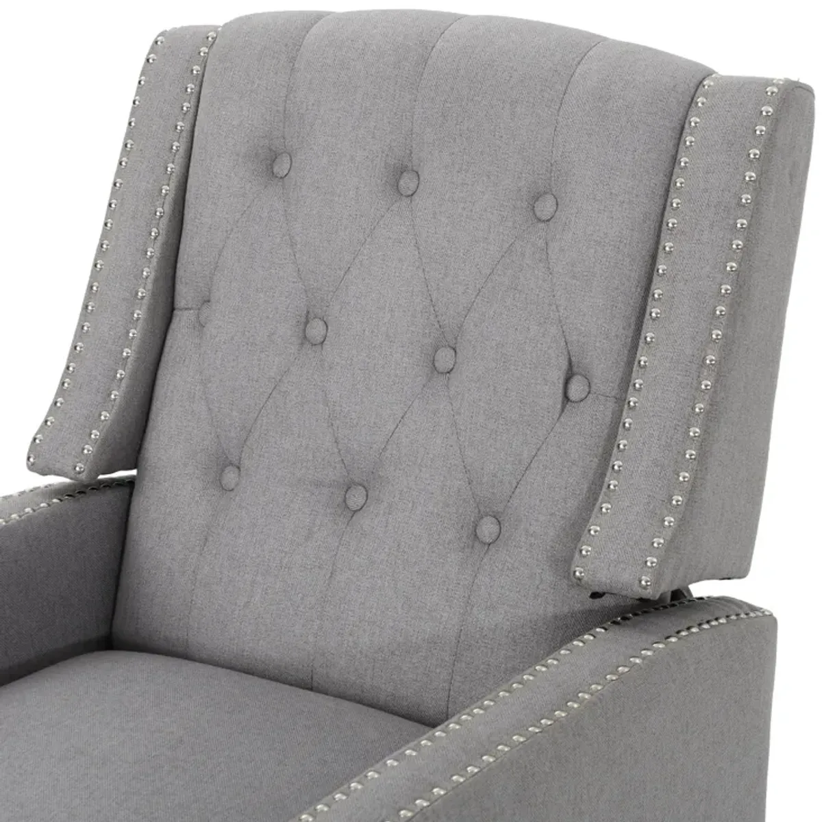 Classic Fabric Push Back Chair