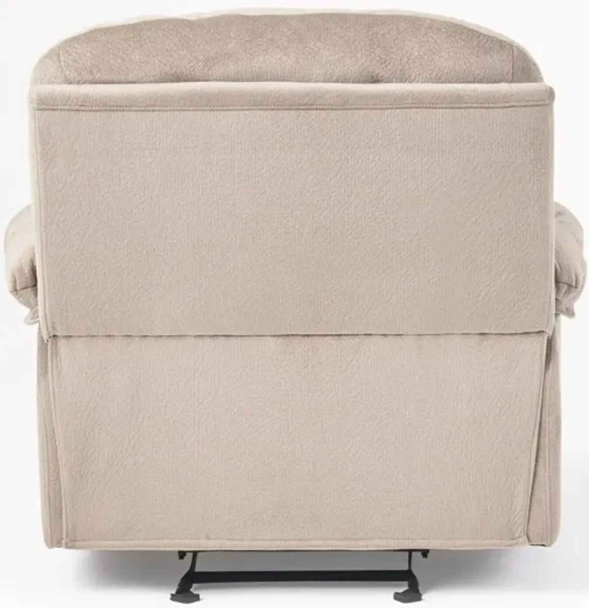 Luxurious Manual Recliner Chair With Skin-Friendly Fabric And Dual Cup Holders