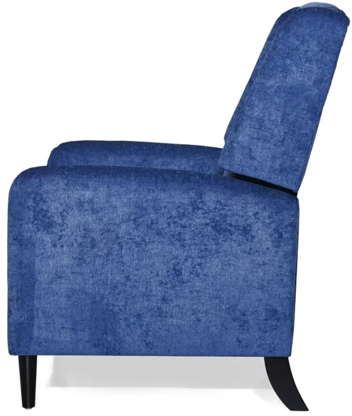 Oversized Textured Fabric Pushback Recliner