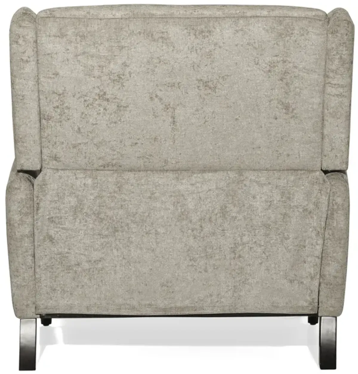 Oversized Textured Fabric Pushback Recliner