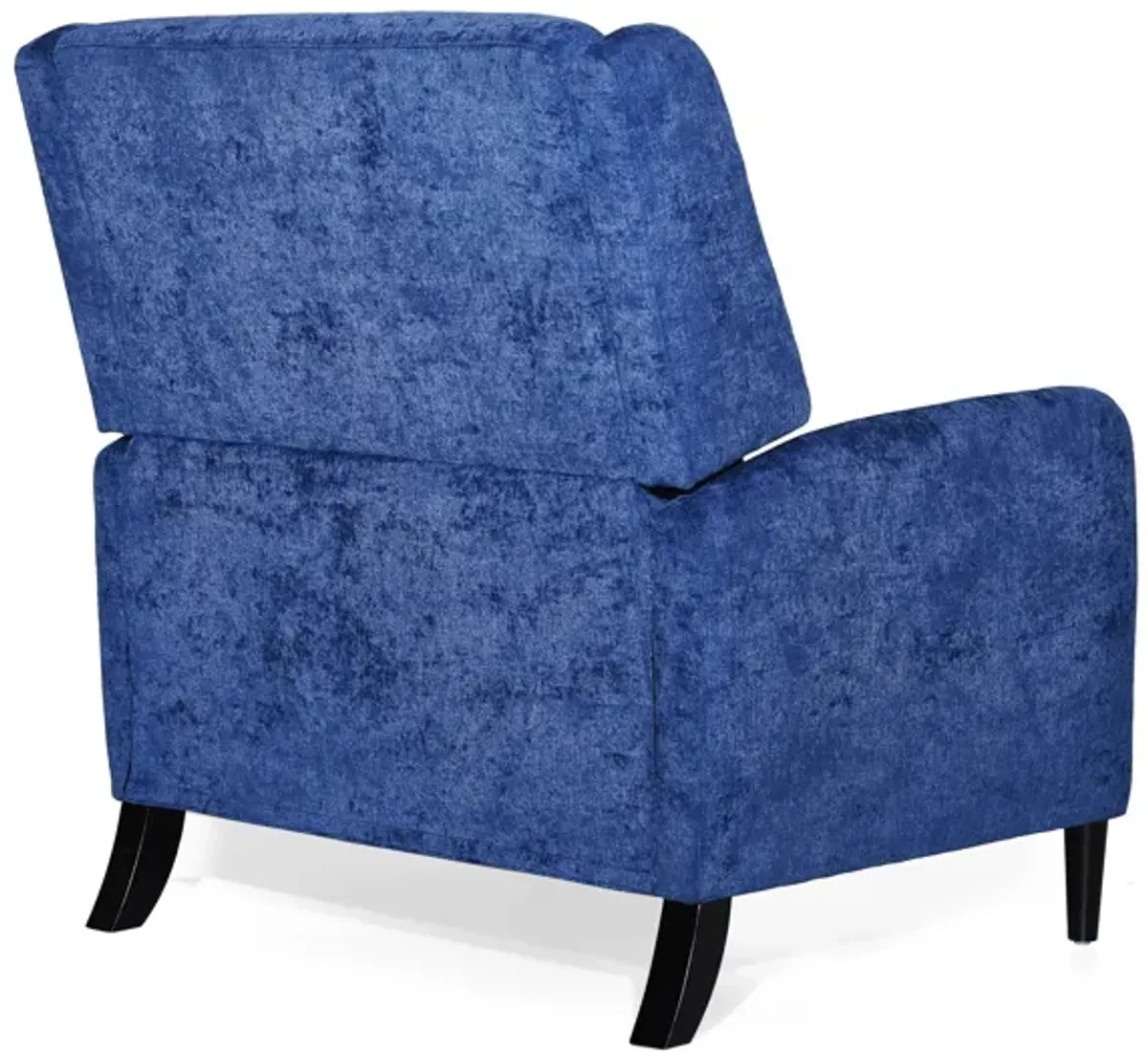 Oversized Textured Fabric Pushback Recliner