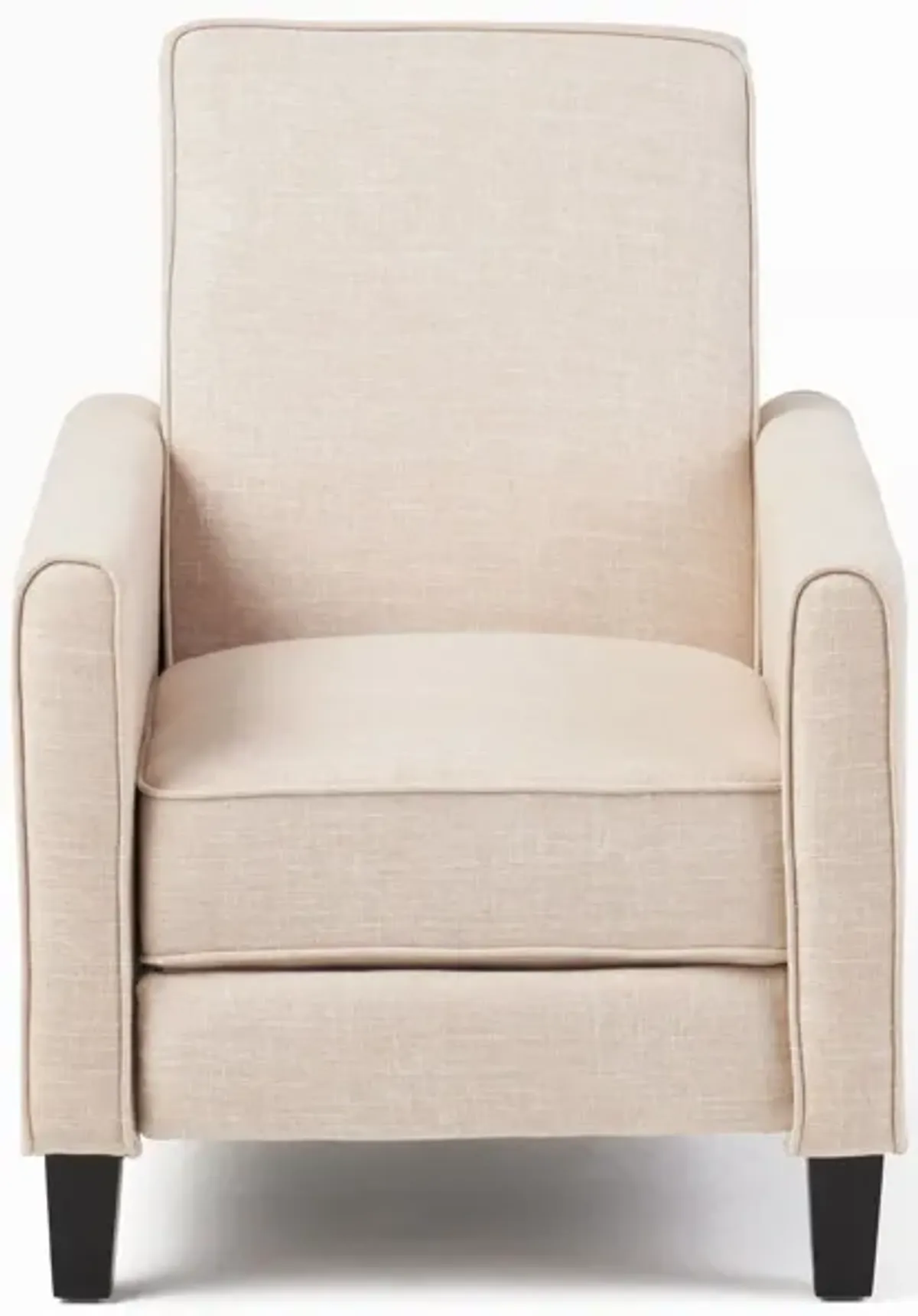 Linen Push Back Chair For Elegant Home