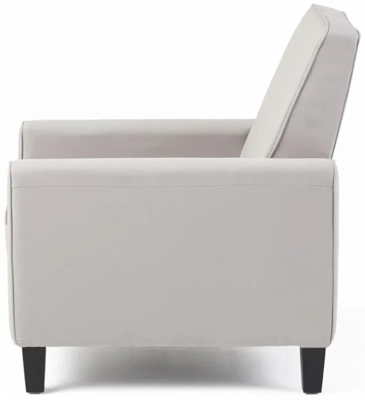 Linen Push Back Chair For Elegant Home