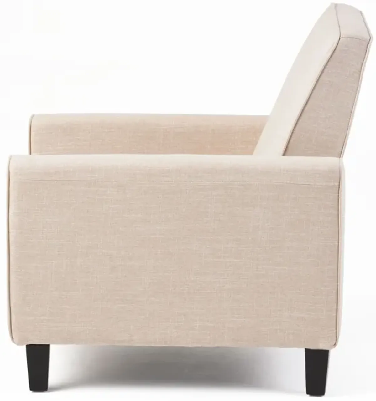 Linen Push Back Chair For Elegant Home