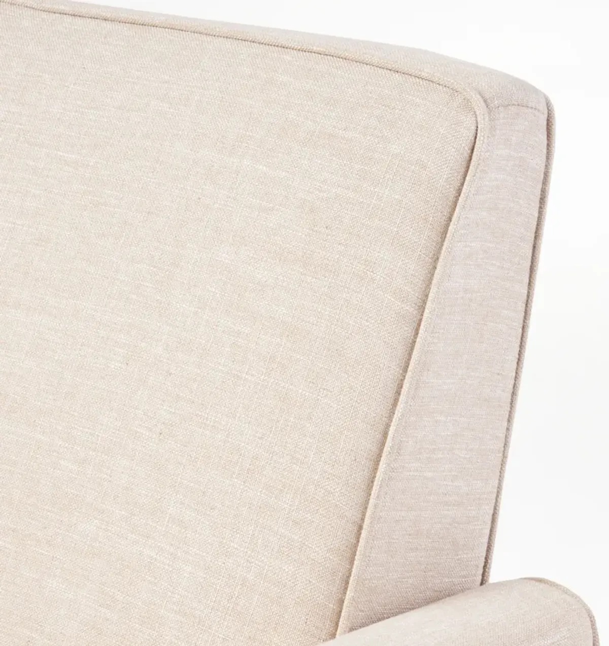 Linen Push Back Chair For Elegant Home