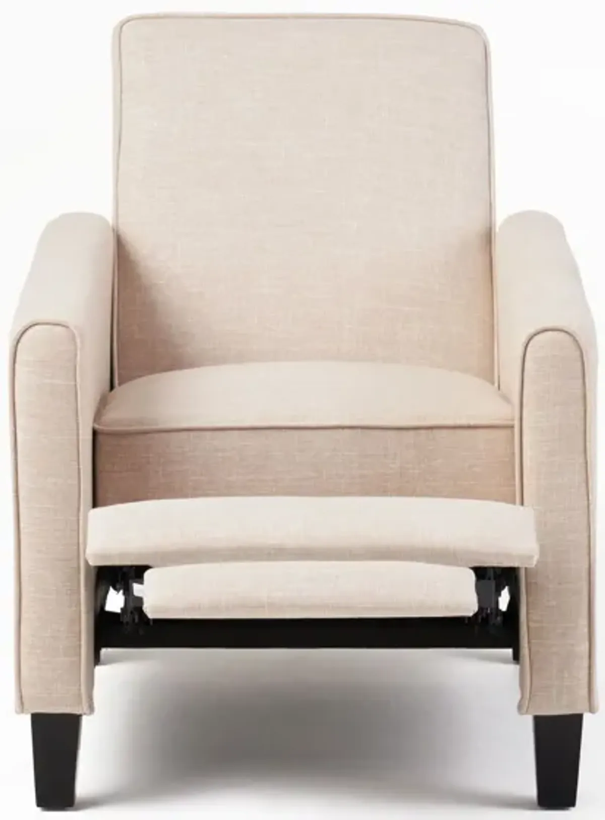 Linen Push Back Chair For Elegant Home