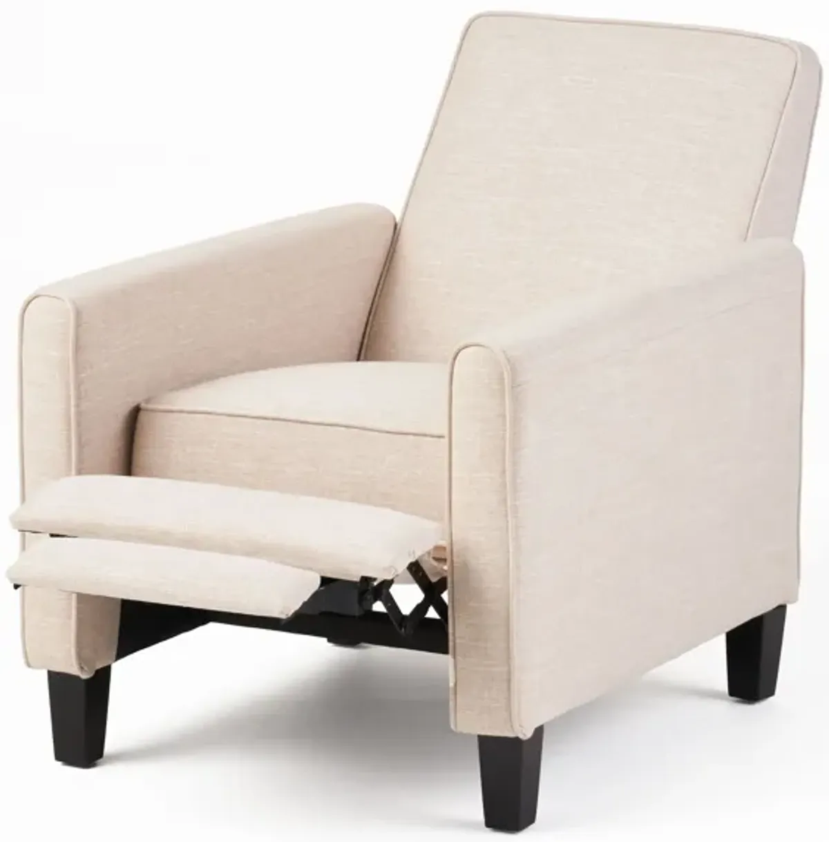 Linen Push Back Chair For Elegant Home